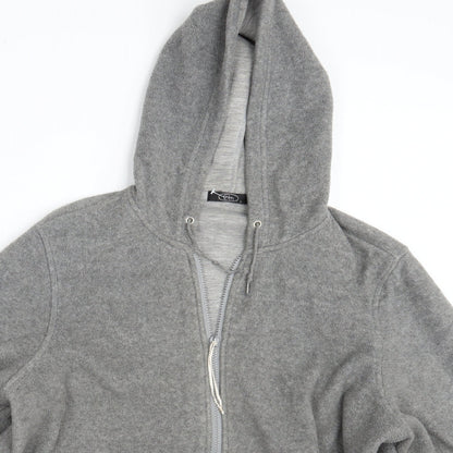 Bonmarché Womens Grey Full Zip Jumper Size L