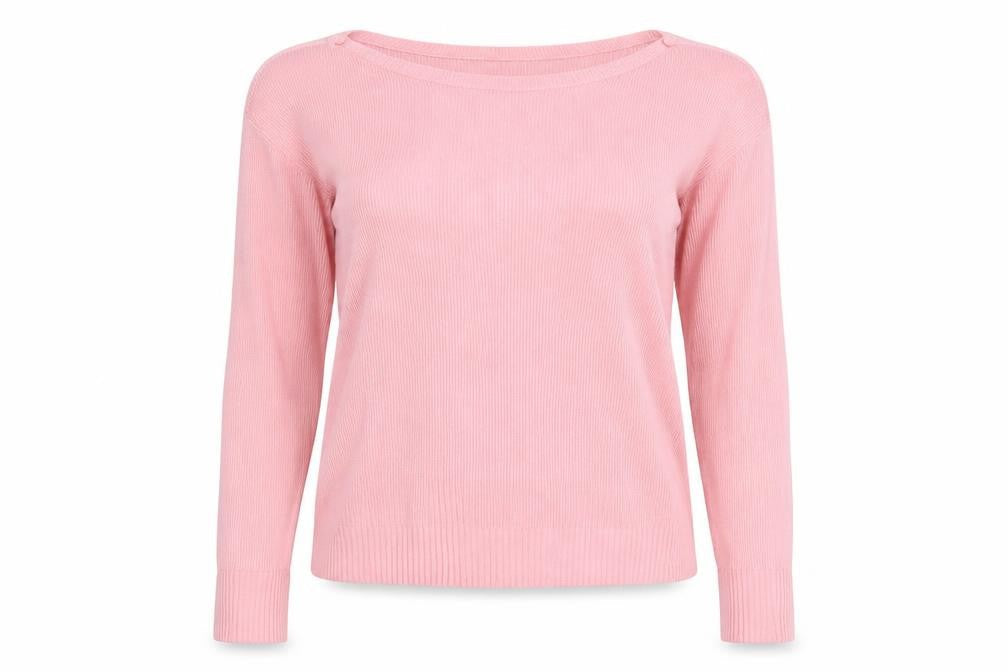 PRETTYLITTLETHING Womens Pink  Knit Pullover Jumper Size M