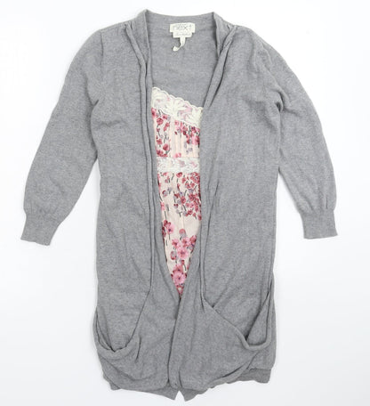 Next Womens Multicoloured Floral Knit Pullover Jumper Size 8