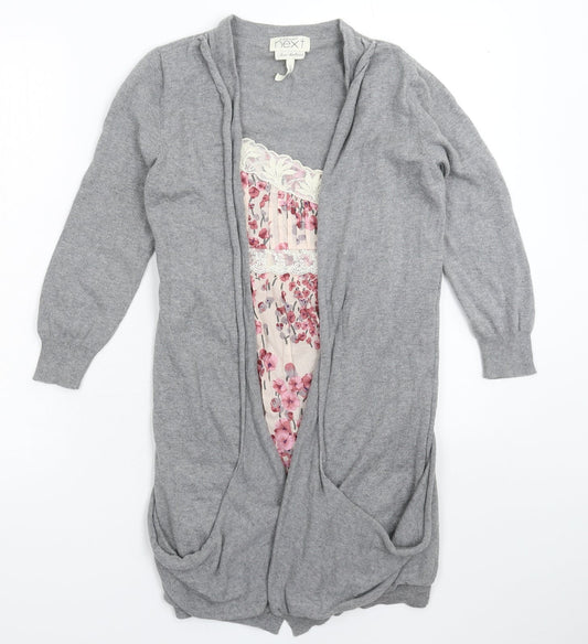NEXT Womens Multicoloured Floral Knit Pullover Jumper Size 8