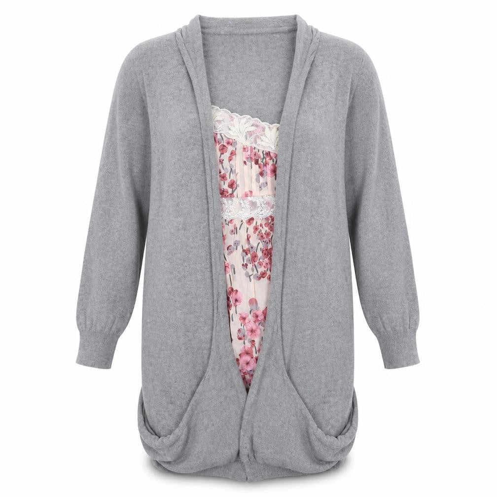 NEXT Womens Multicoloured Floral Knit Pullover Jumper Size 8