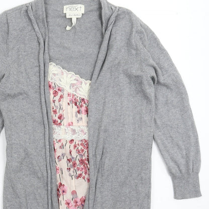 Next Womens Multicoloured Floral Knit Pullover Jumper Size 8
