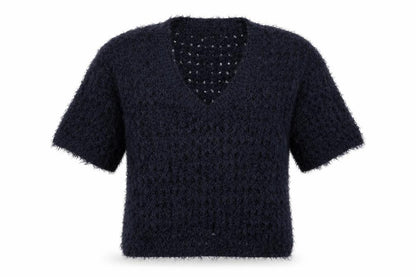 Next Womens Blue  Knit Pullover Jumper Size S