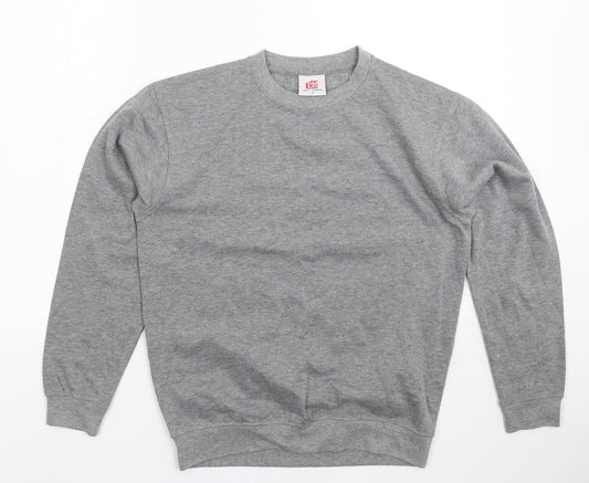 Preloved CTS Mens Grey   Pullover Sweatshirt Size S - Front