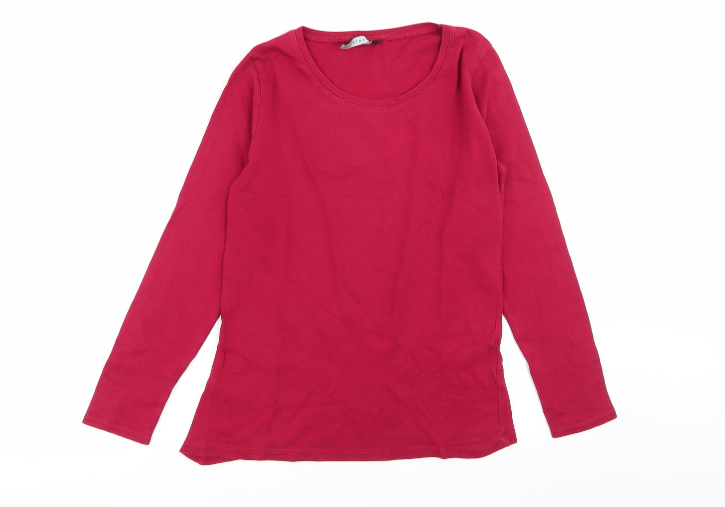 intuition Womens Red   Basic T-Shirt Size 10