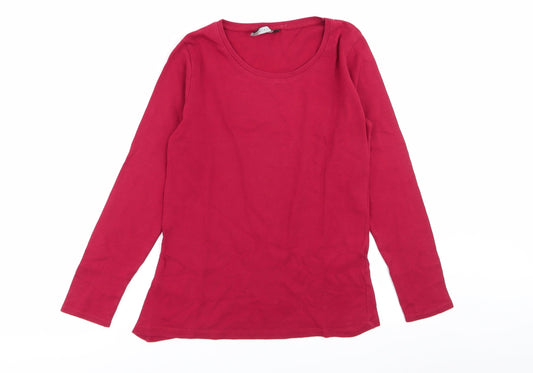 intuition Womens Red   Basic T-Shirt Size 10