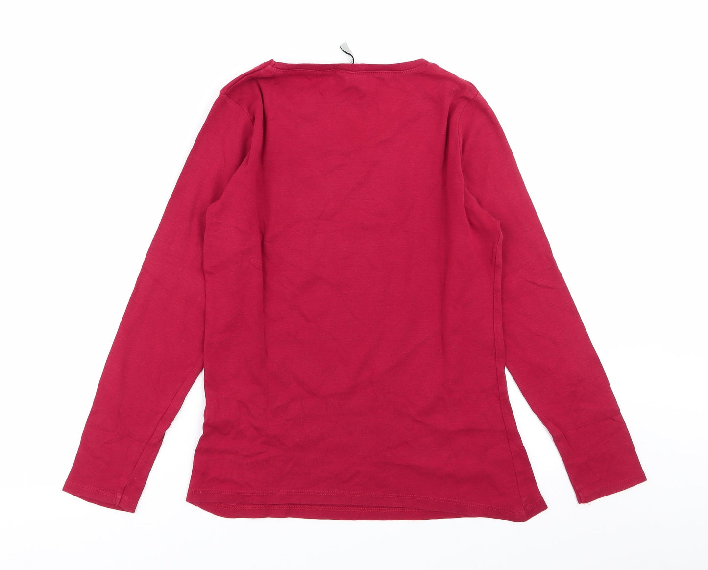 intuition Womens Red   Basic T-Shirt Size 10