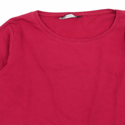 intuition Womens Red   Basic T-Shirt Size 10