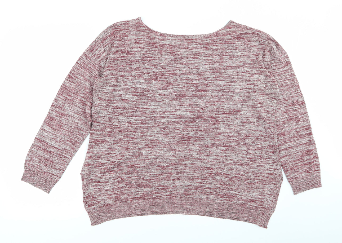 label be Womens Red   Pullover Jumper Size 16