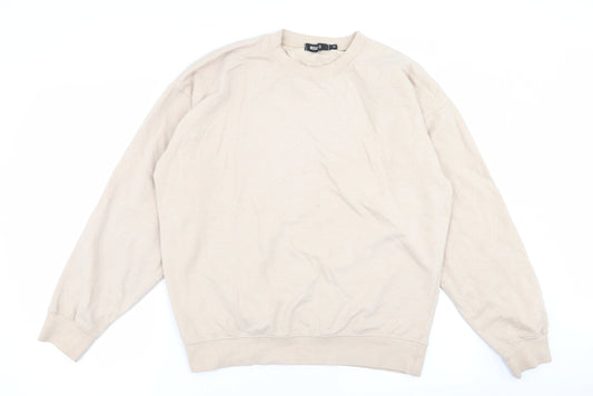 Missguided Womens Beige   Pullover Jumper Size M
