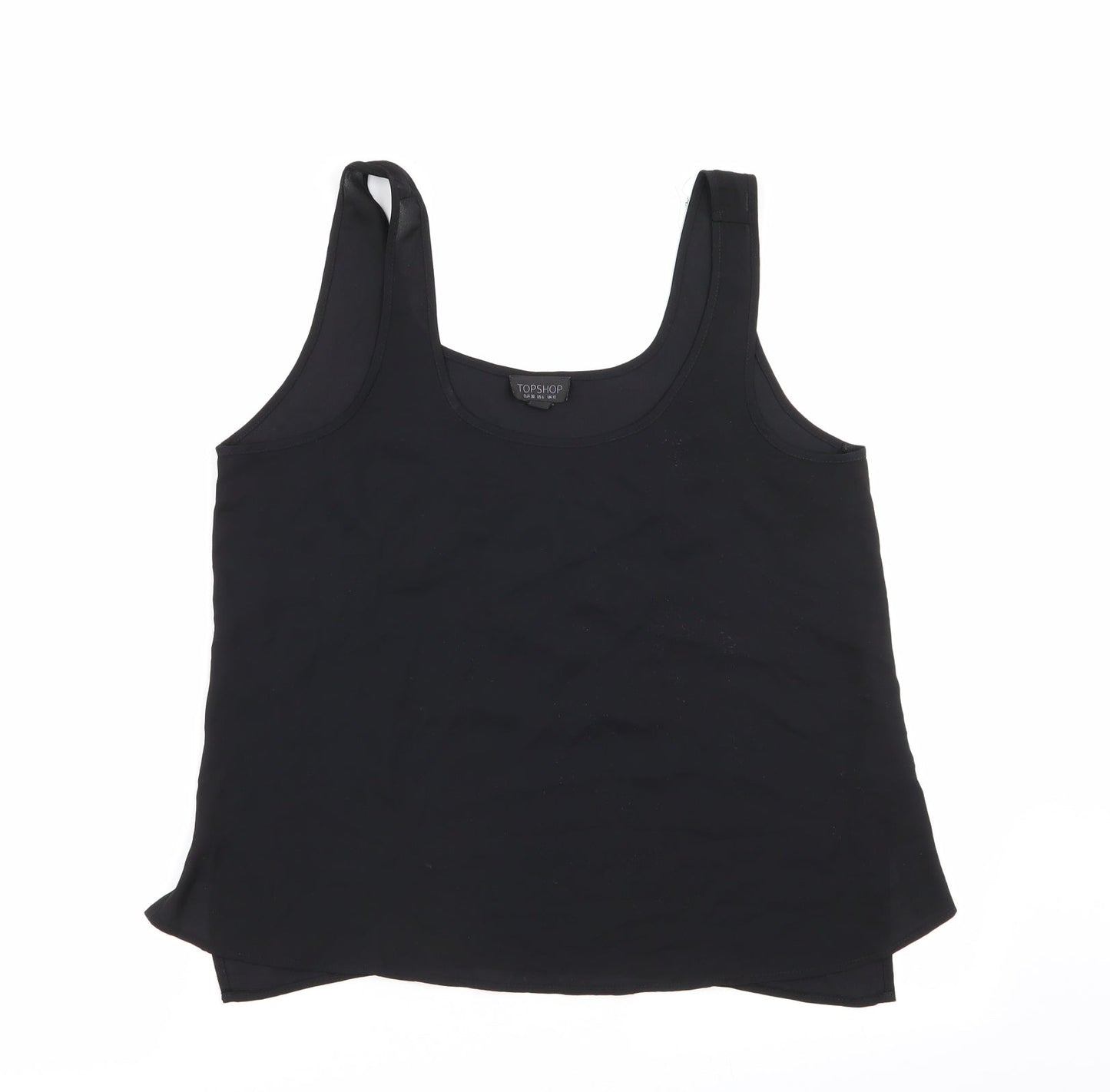 Topshop Womens Black   Basic Tank Size 10
