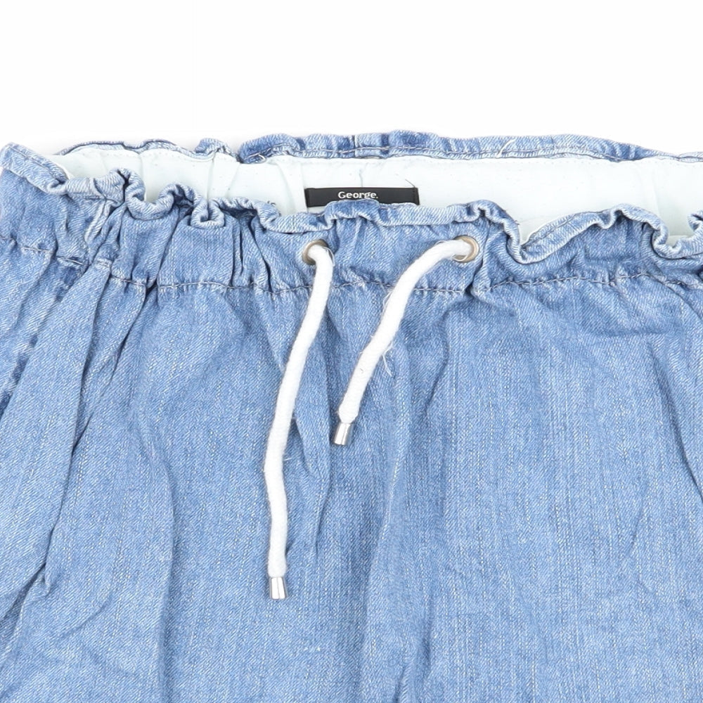 Asda George Womens Blue   Flare Skirt Size 14