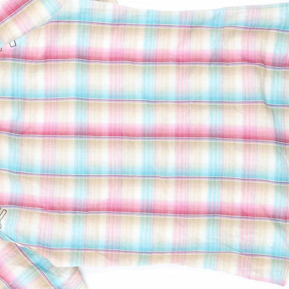 Preloved Frenchurch Mens Multicoloured Check   Button-Up Size S - Label