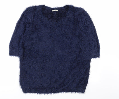 Preloved TU Womens Blue   Pullover Jumper Size 16 - Front
