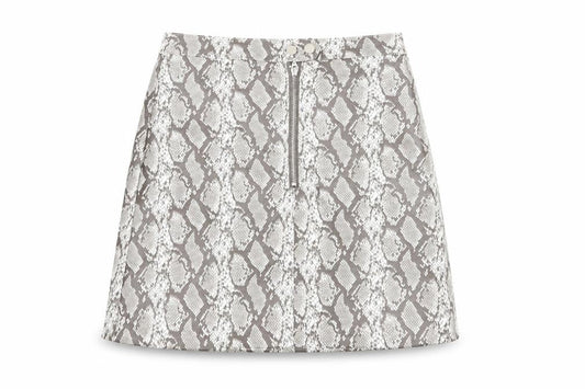 Divided by H&M Womens Multicoloured Geometric  Flare Skirt Size 8