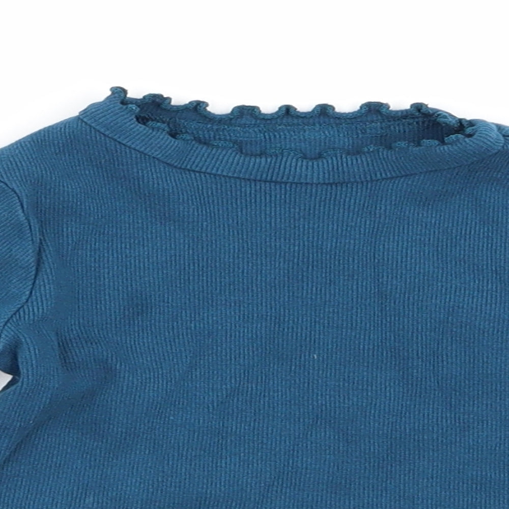 John Lewis Girls Blue   Basic T-Shirt Size 2 Years
