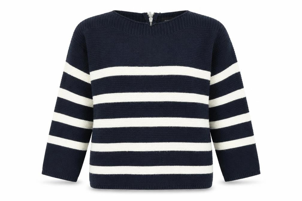 Atmosphere Womens Blue Striped Knit Pullover Jumper Size 14