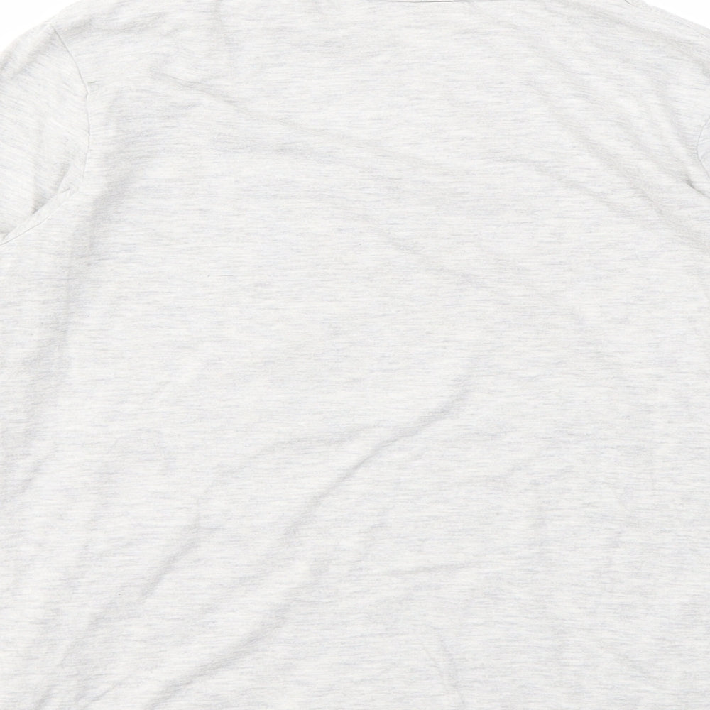 H&M Boys Grey Geometric  Basic T-Shirt Size 9 Years