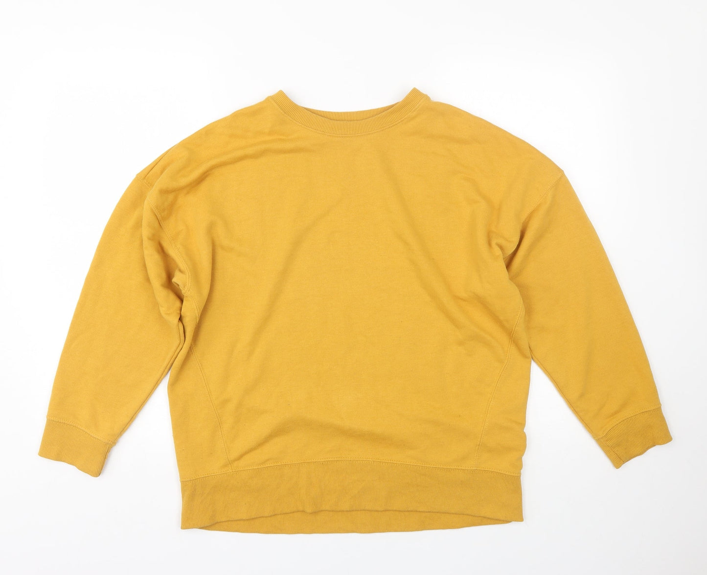 New Look Womens Yellow   Pullover Sweatshirt Size 8