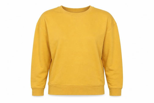 New Look Womens Yellow   Pullover Sweatshirt Size 8