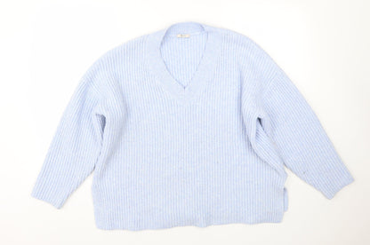 Tu Womens Blue   Pullover Jumper Size 18