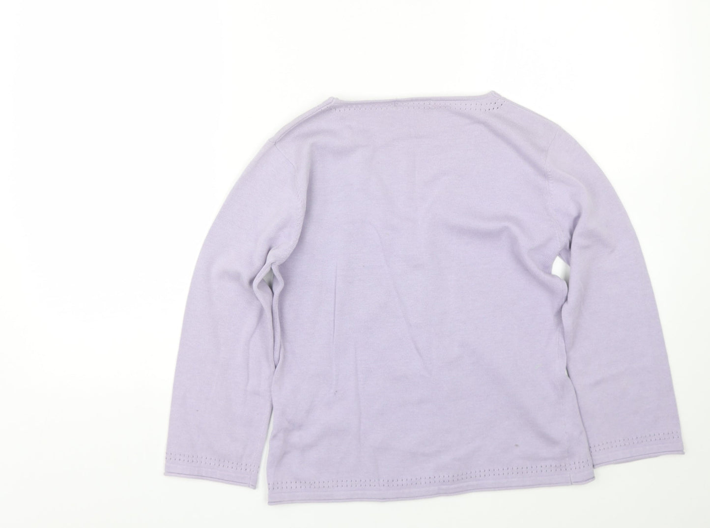 Preworn Womens Purple   Cardigan Jumper Size 10
