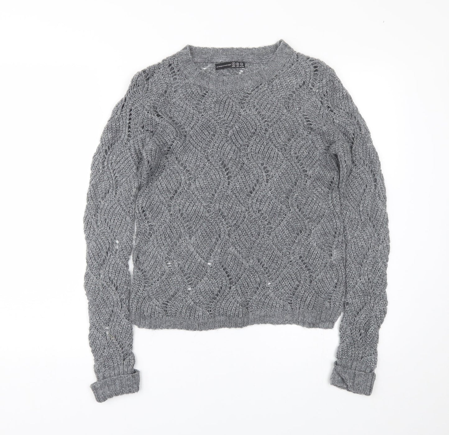 Atmosphere Womens Grey   Pullover Jumper Size 8