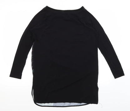 Cherry Couture Womens Black   Basic T-Shirt Size 6