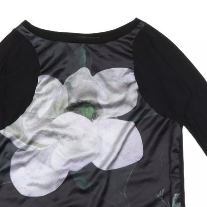 Cherry Couture Womens Black   Basic T-Shirt Size 6