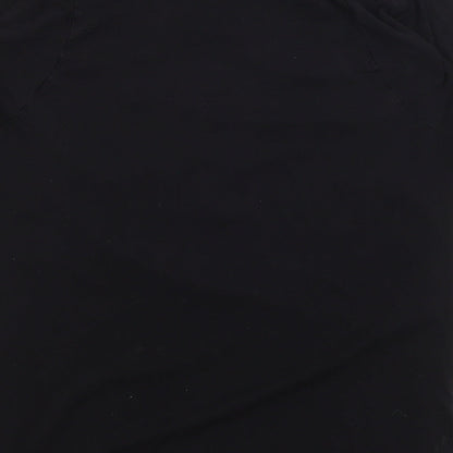 Cherry Couture Womens Black   Basic T-Shirt Size 6
