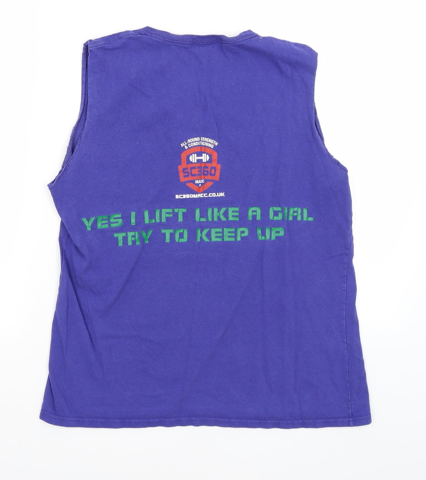 Gildan Womens Blue   Basic Tank Size L