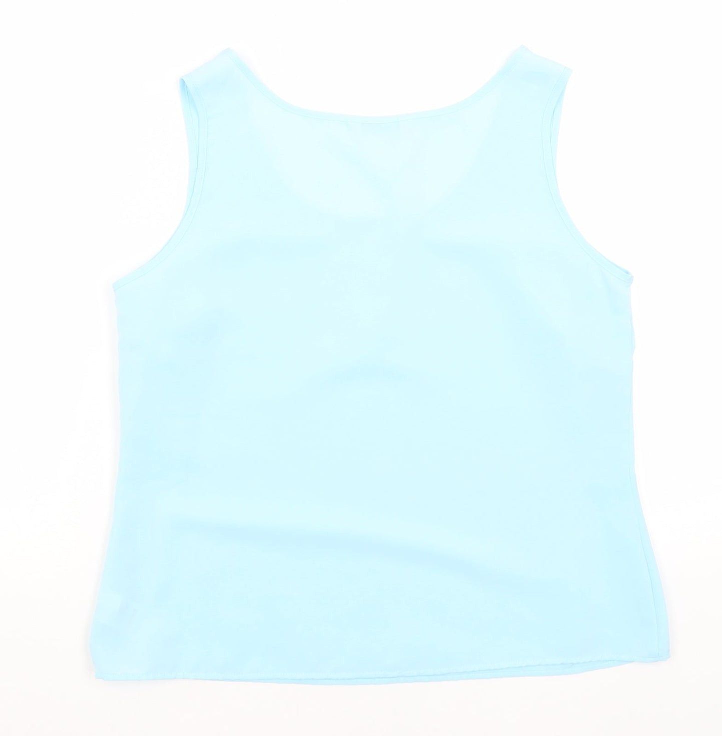 M&S Womens Blue   Basic Tank Size 12