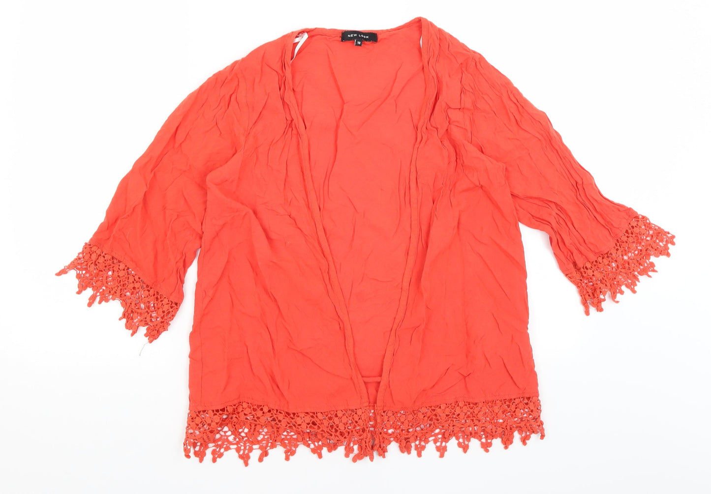 New Look Womens Red   Shrug Jumper Size 10