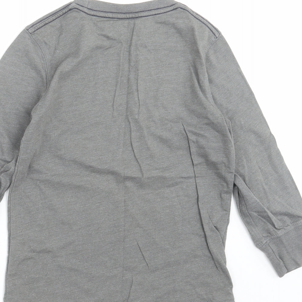 GapKids Boys Grey   Basic T-Shirt Size 4-5 Years  - football