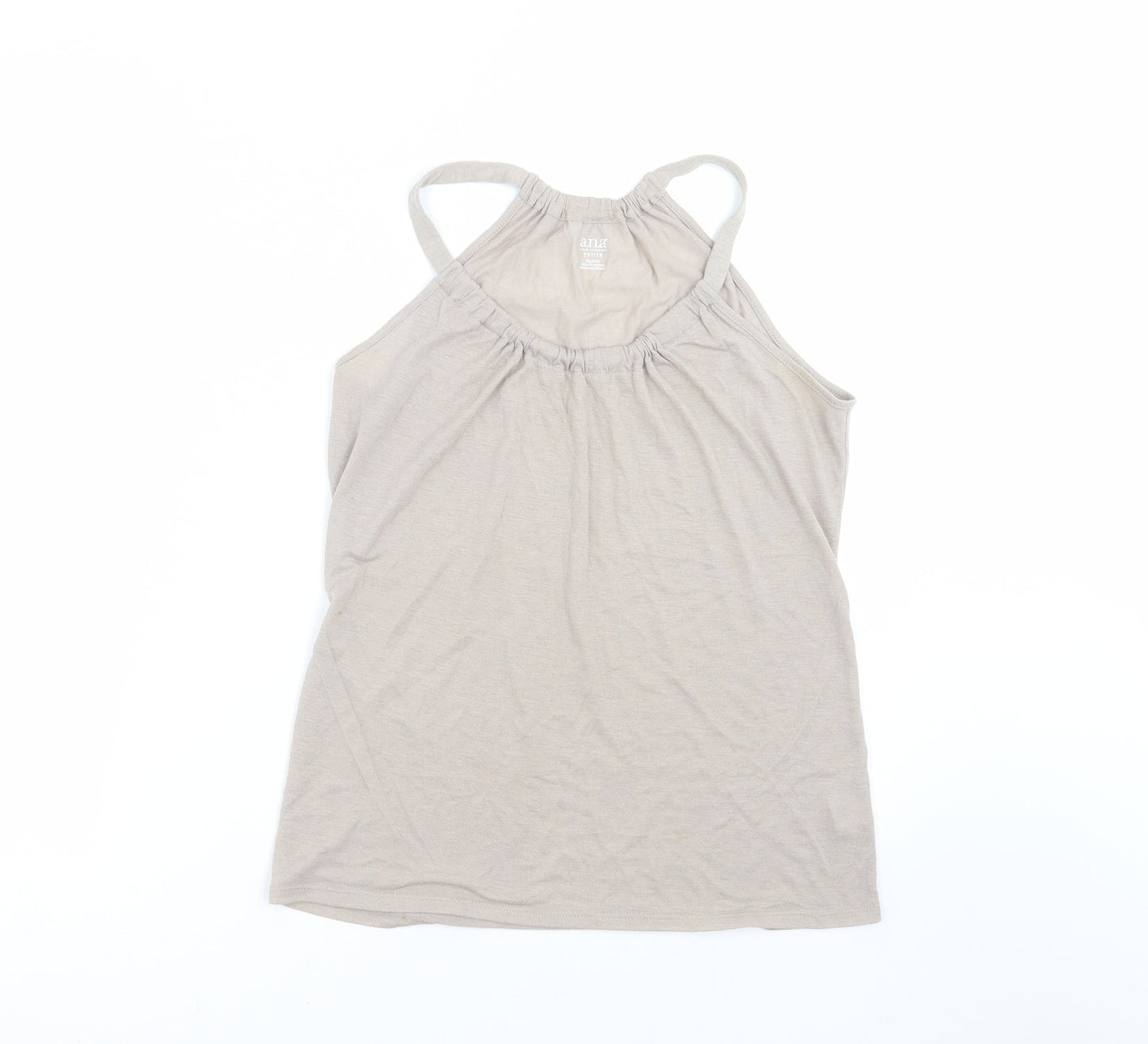 ana Womens Beige   Basic T-Shirt Size S