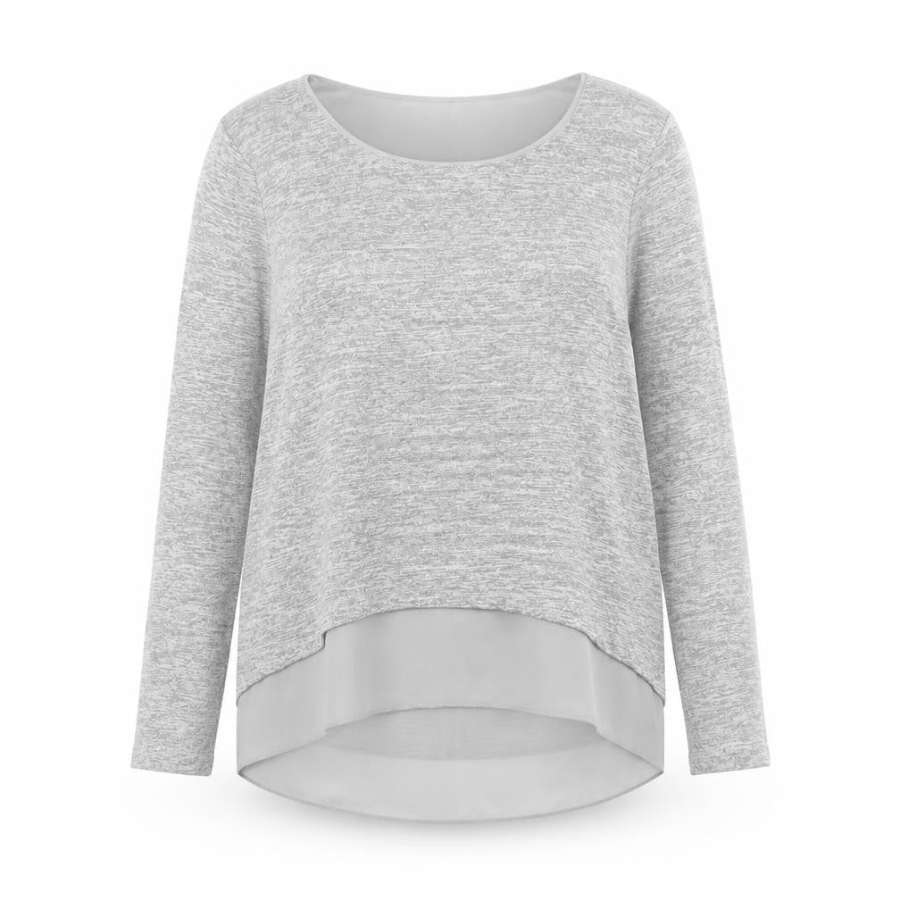 New Look Womens Grey  Knit Pullover Jumper Size M