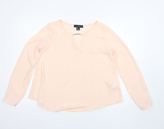 Atmosphere Womens Pink   Basic Blouse Size 8