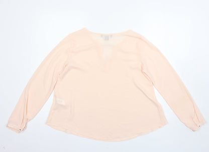 Atmosphere Womens Pink   Basic Blouse Size 8