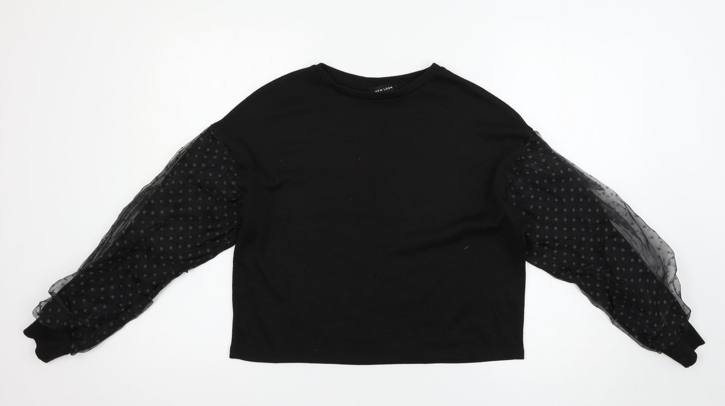 New Look Womens Black   Pullover Jumper Size S