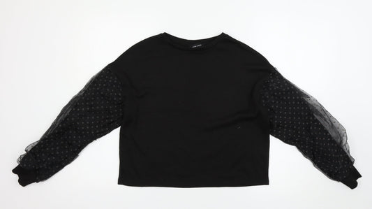 New Look Womens Black   Pullover Jumper Size S
