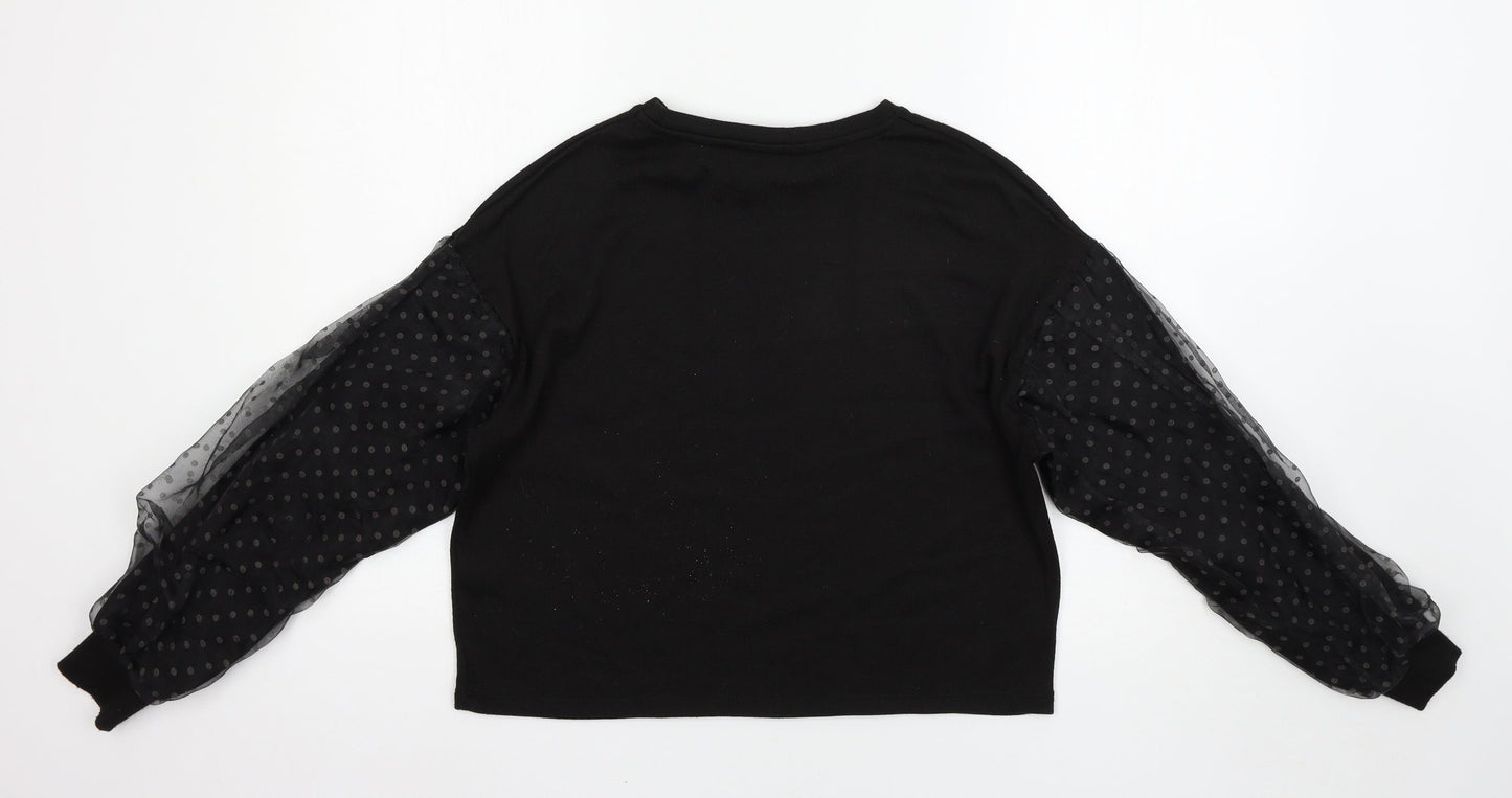 New Look Womens Black   Pullover Jumper Size S