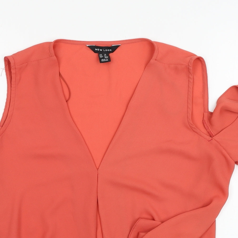 New Look Womens Pink   Basic Blouse Size 10