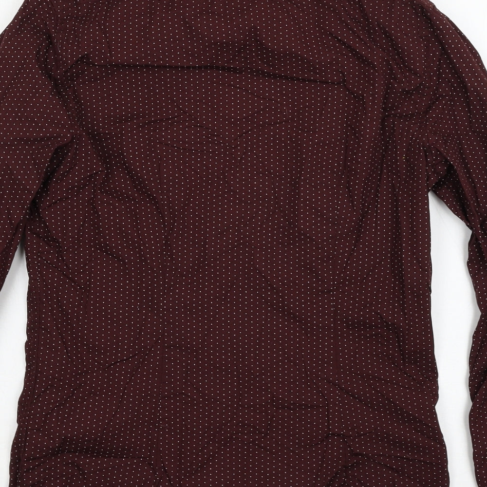 F&F Mens Purple    Button-Up Size 14.5