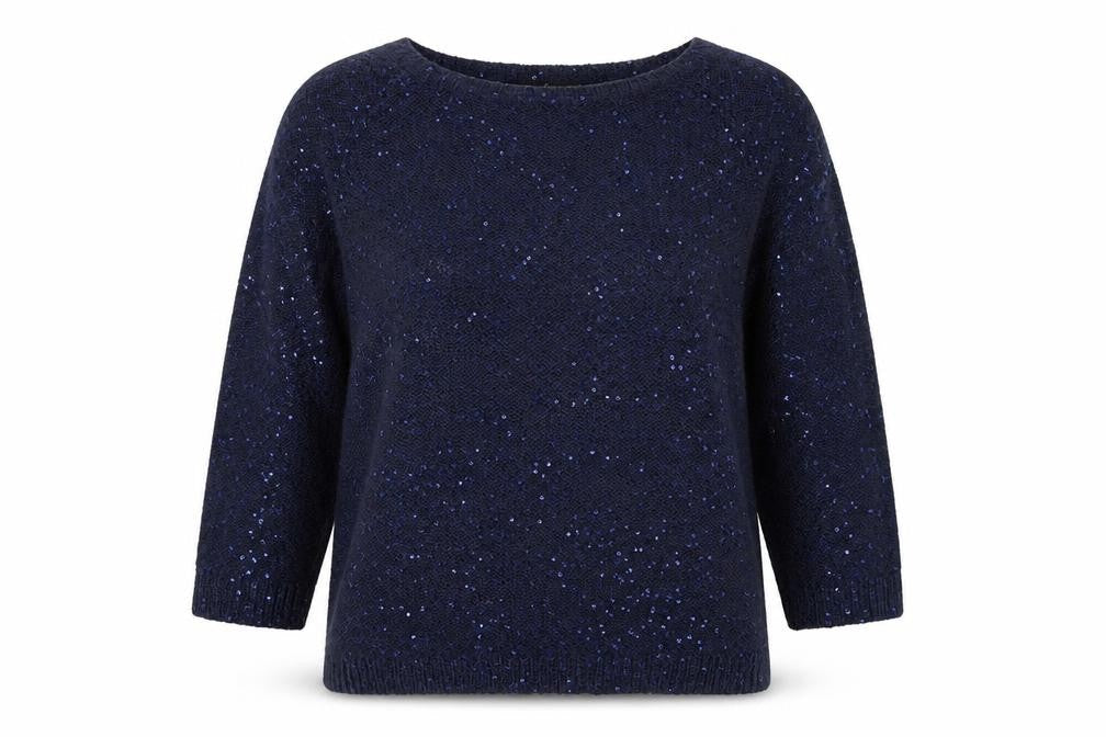 Bonmarché Womens Blue Pullover Jumper Size L