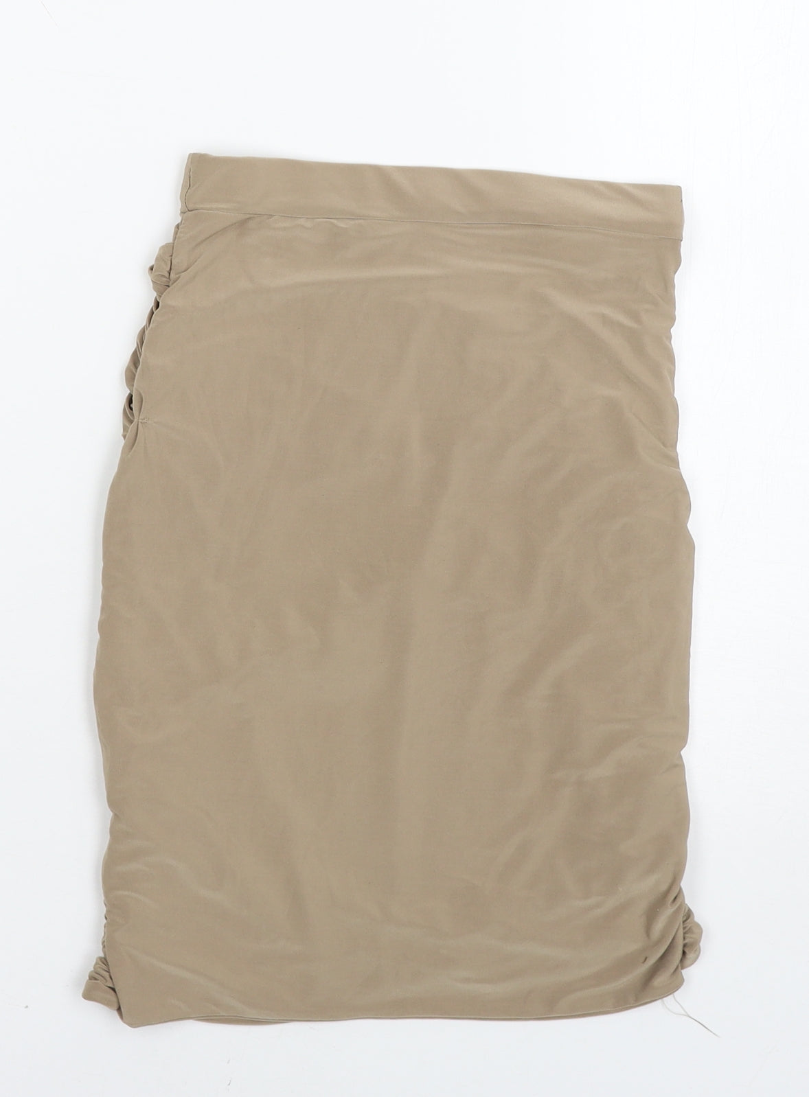 PRETTYLITTLETHING Womens Brown   Basic Blouse Size 8