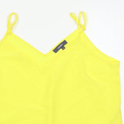 Preloved Studio Womens Yellow   Basic Tank Size 18 - Detail