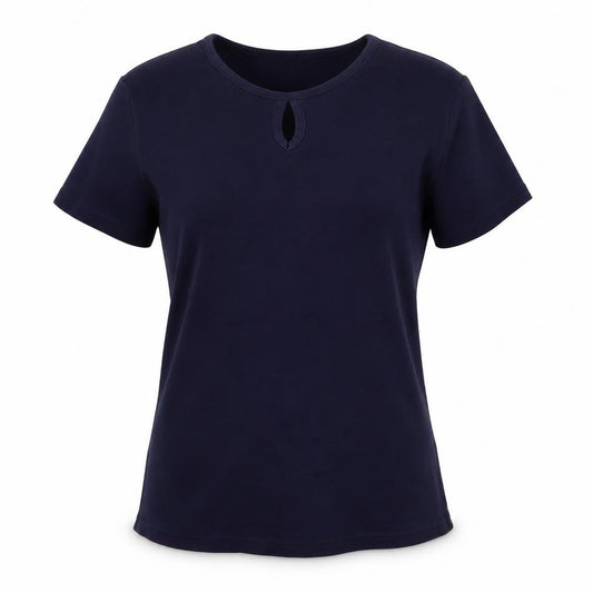 EWM Womens Blue   Basic T-Shirt Size S