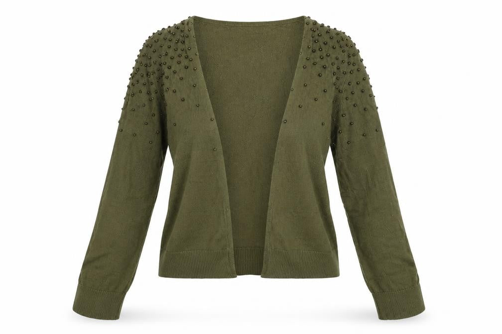H&M  Mens Green   Cardigan Jumper Size S