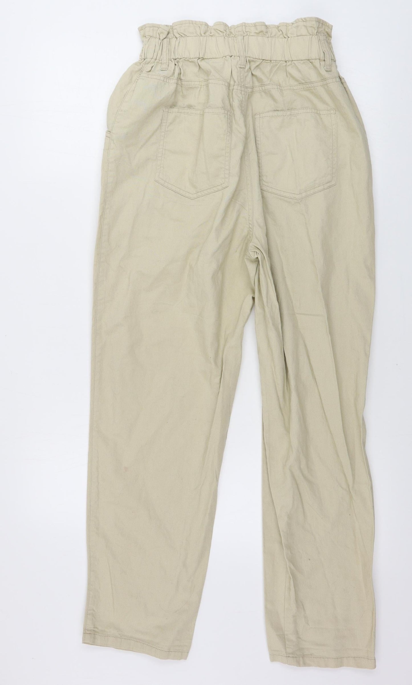 H&M  Womens Beige   Trousers  Size 12 L27 in