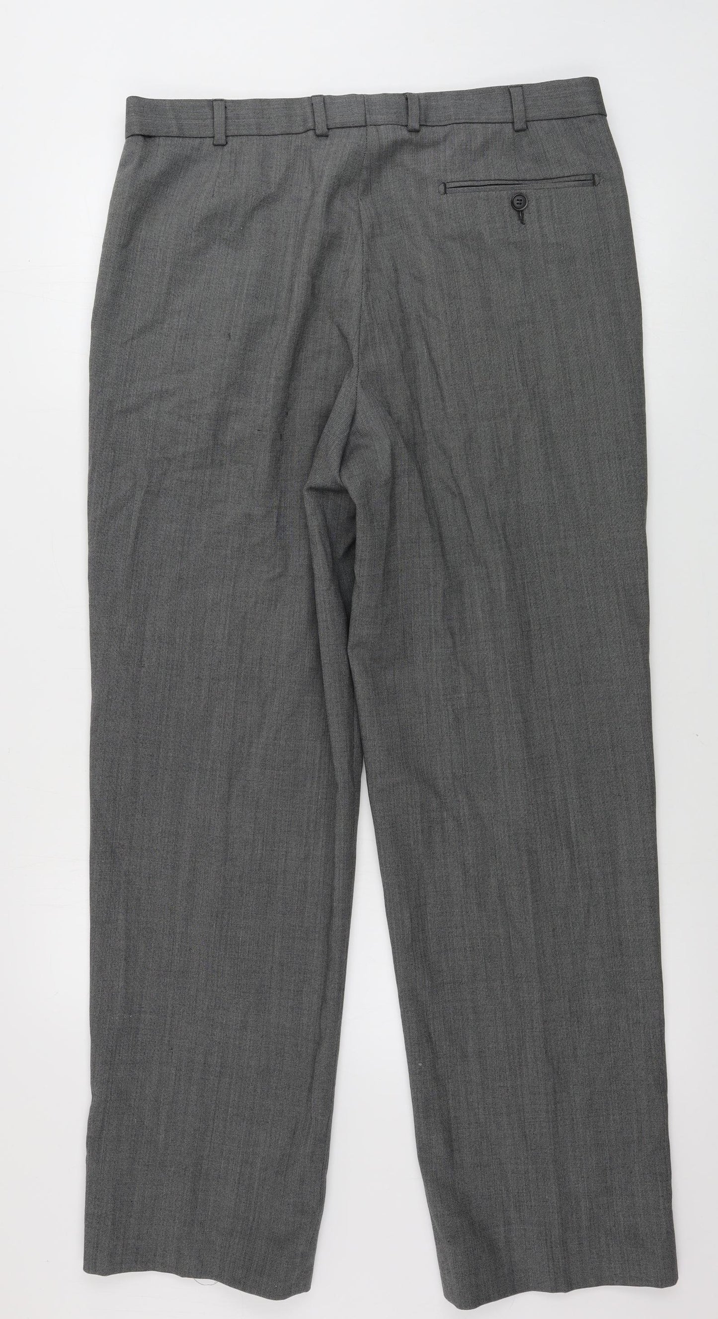 Marks and Spencer  Womens Grey   Trousers  Size 36 in L30 in